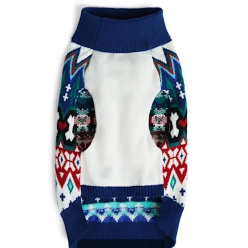 New Crosses Holiday Christmas Winter dog sweater M
